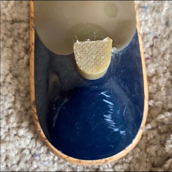 Navy and chestnut sandals - Picture 11 of 15